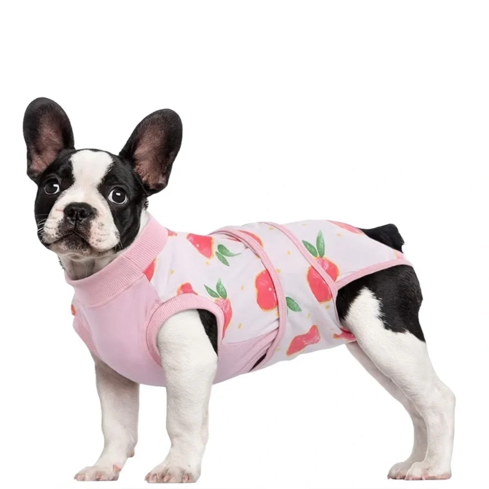 Cat/Dog recovery suits - 3 - Donuts, sports and strawberries - Size Medium. NEW